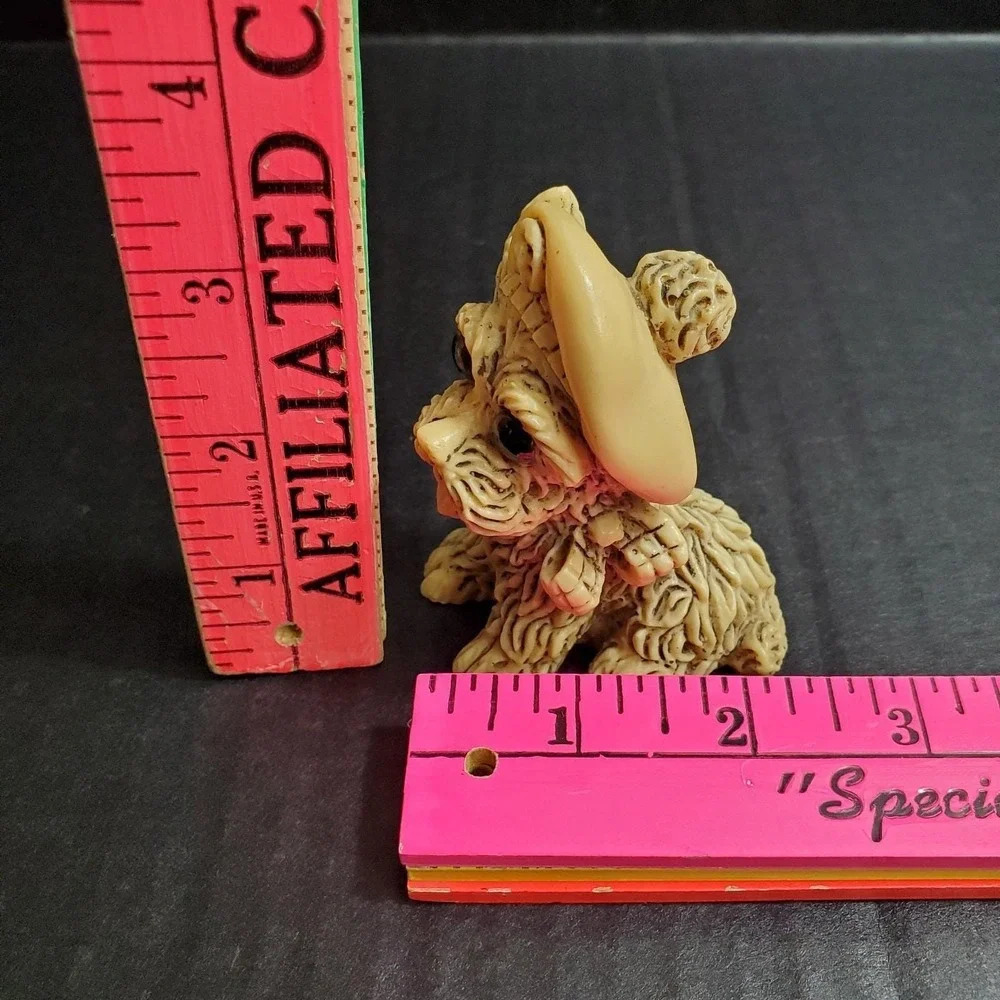 Vintage Scottish Terrier Figurine Resin England Norleans Dog Scottie 3.25